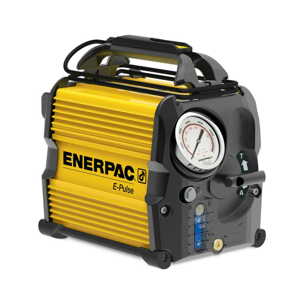 Enerpac E-Pulse serie hydraulisk pumpe, Elektrisk drift på pumpe